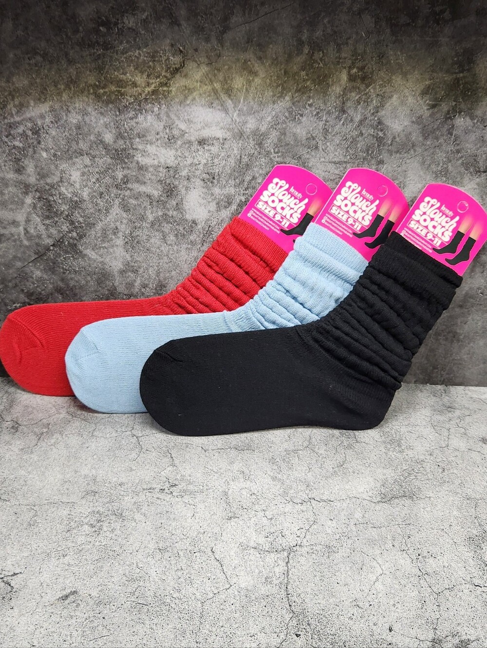 3 Pairs of Slouch Socks